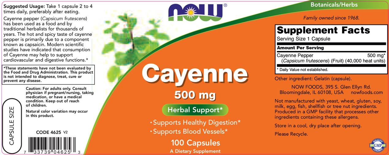 Cayenne 500 mg - 100 kapsula