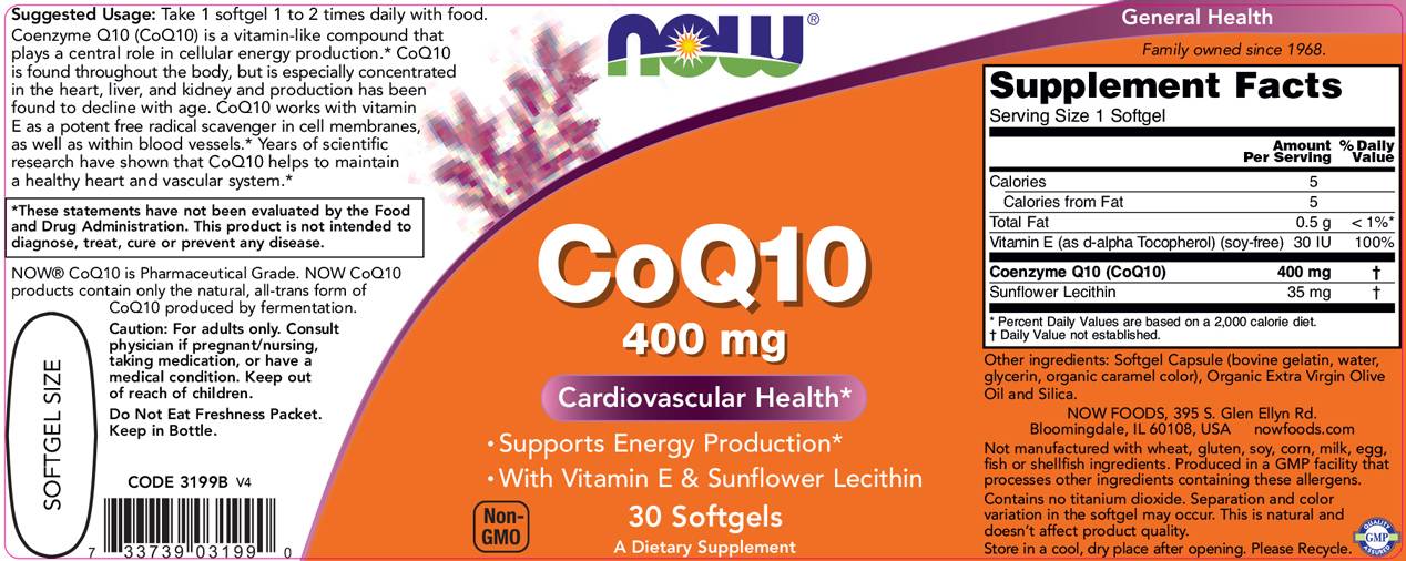 CoQ10 400 mg - 30 gel kapsula