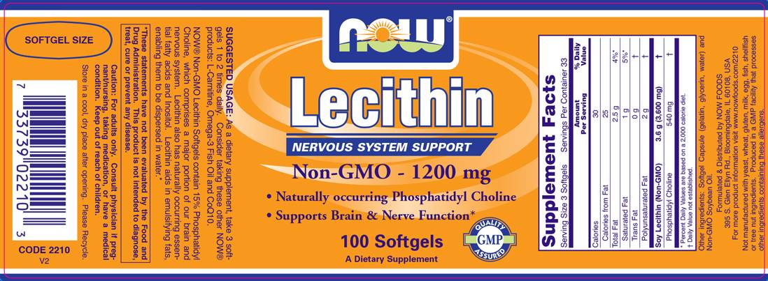 Lecitin / soja 1200 mg - 100 softgels