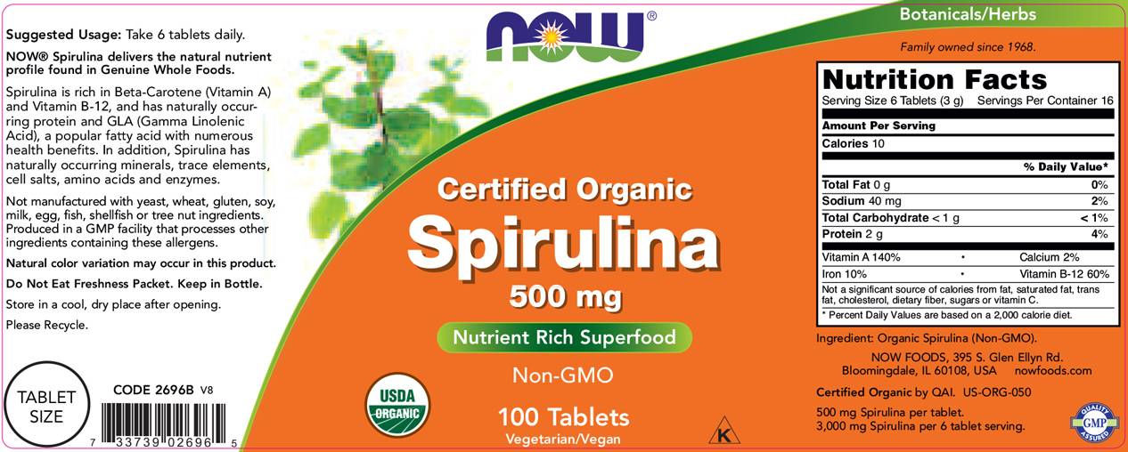 Spirulina 500 mg - 200 tableta