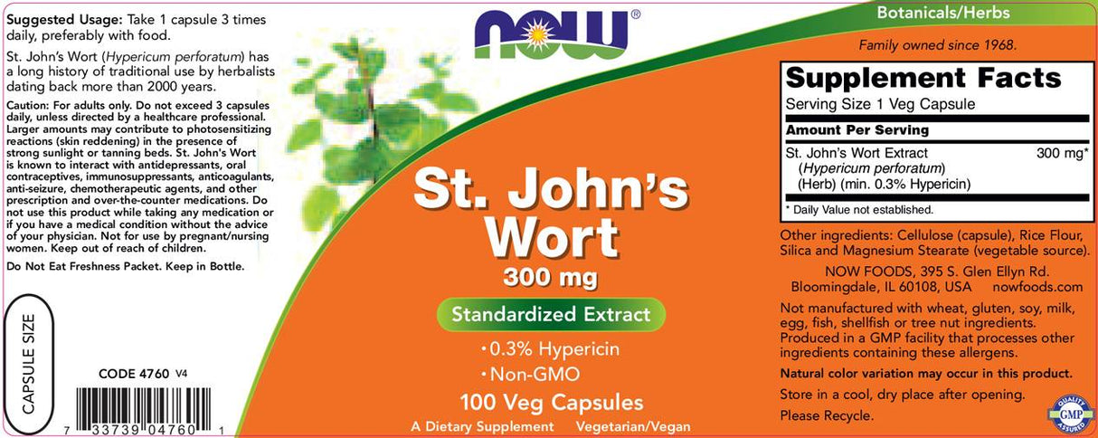 St. John's Wort 300 mg - 250 kapsula