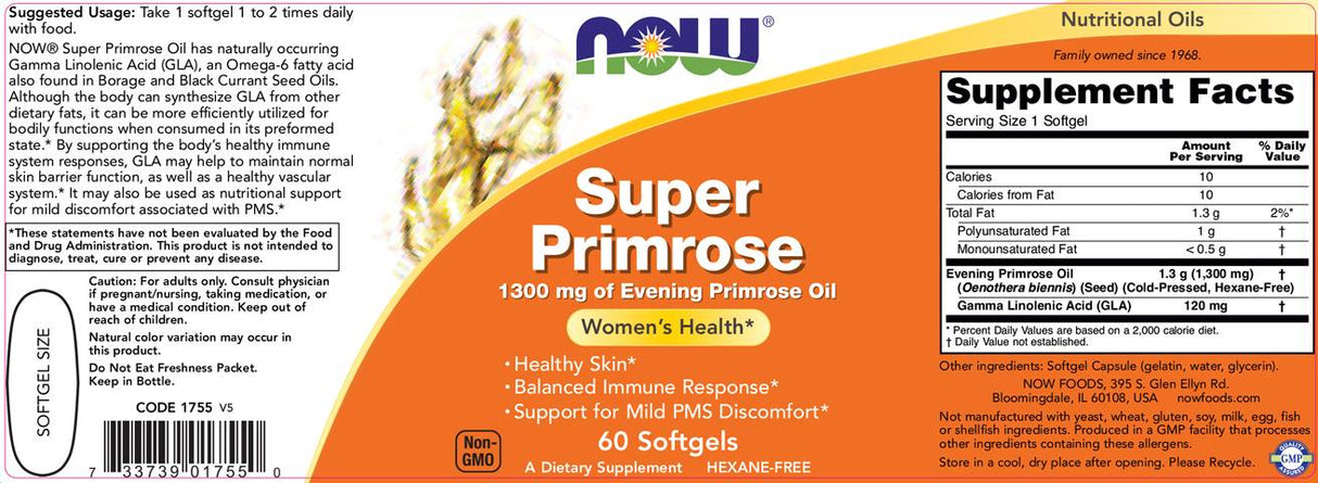 Super primrose ulje 1300 mg - 60 gel kapsula