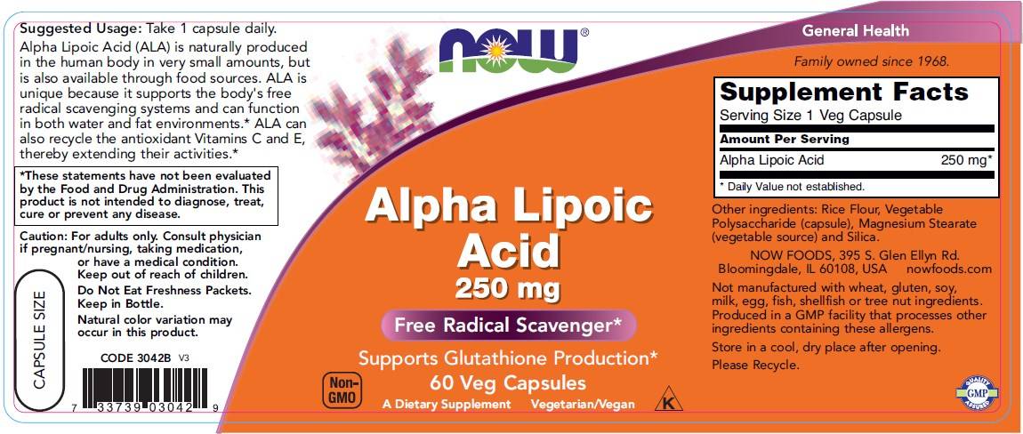 Alfa lipoična kiselina 250 mg - 60 kapsula