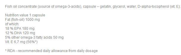 Omega 3 - 60 gel kapsula