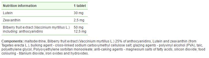 Lutein Max Complex - 30 Таблетки - Feel You