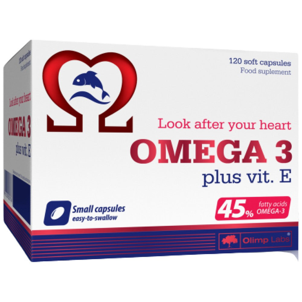 Omega 3 plus vit e 45% - 120 kapsula