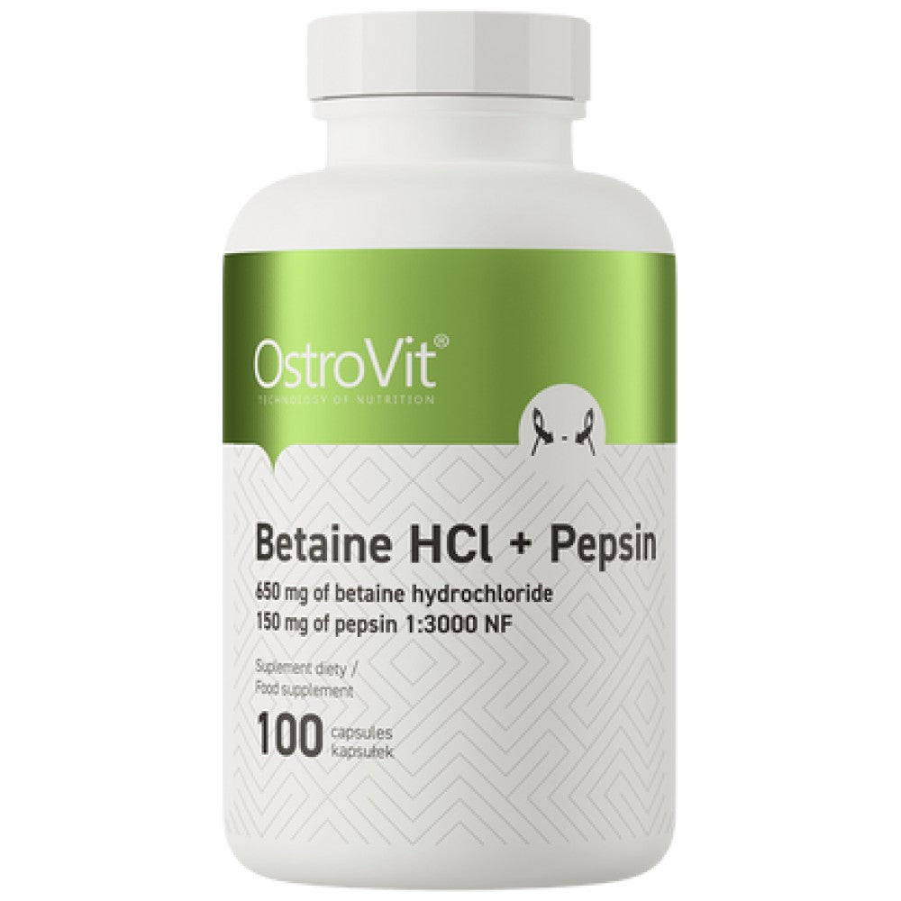 Betaine HCl + Pepsin 100 kapsula