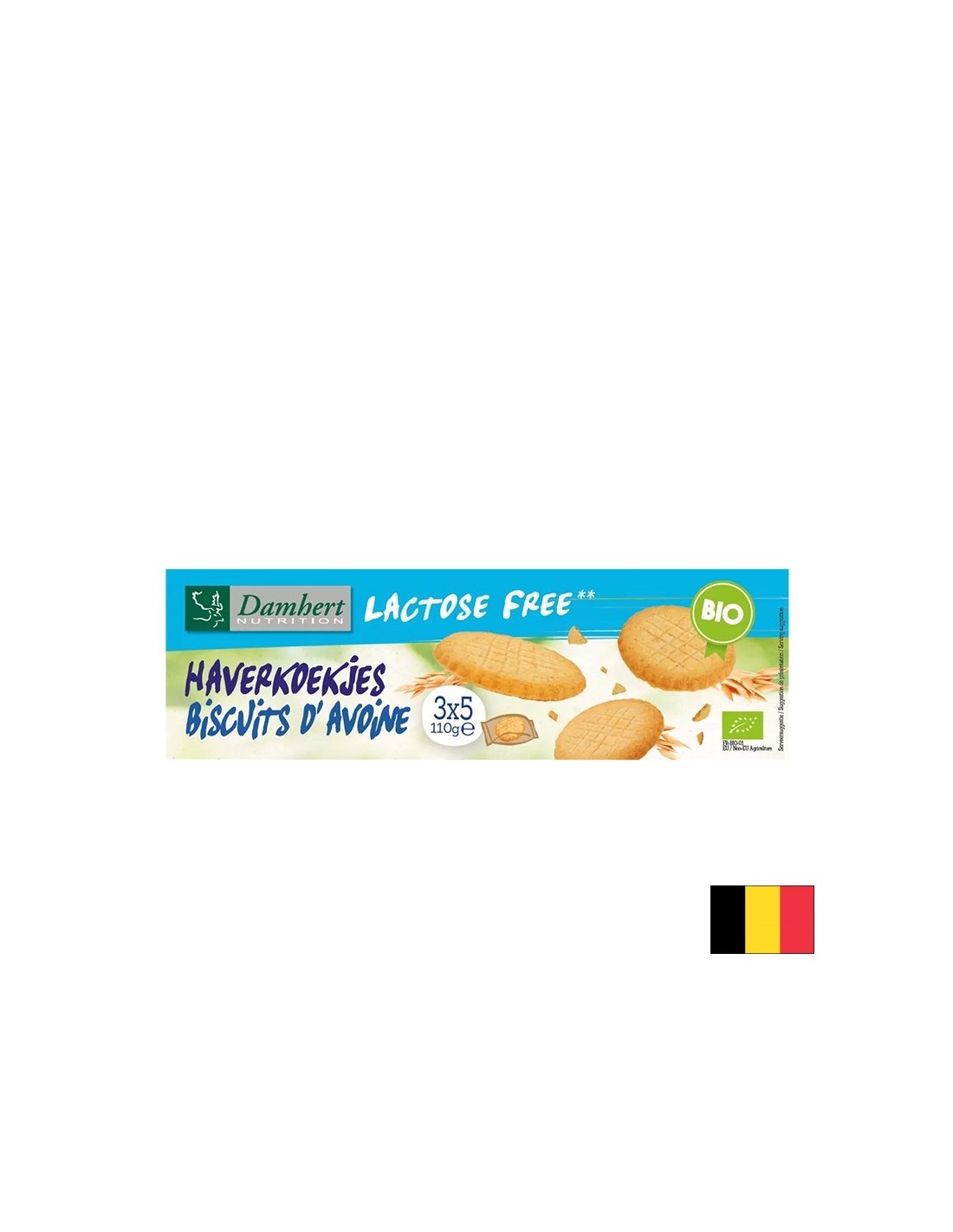 Biskvici od zobene kaše (bez laktoze), organski, 110 g