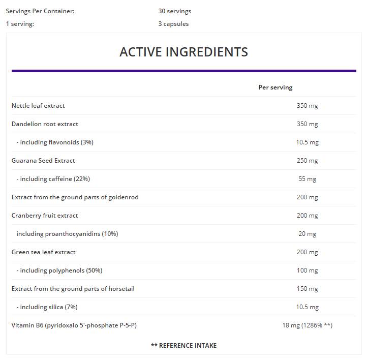 Hydro Out / Herbal Diuretic 90 kapsula