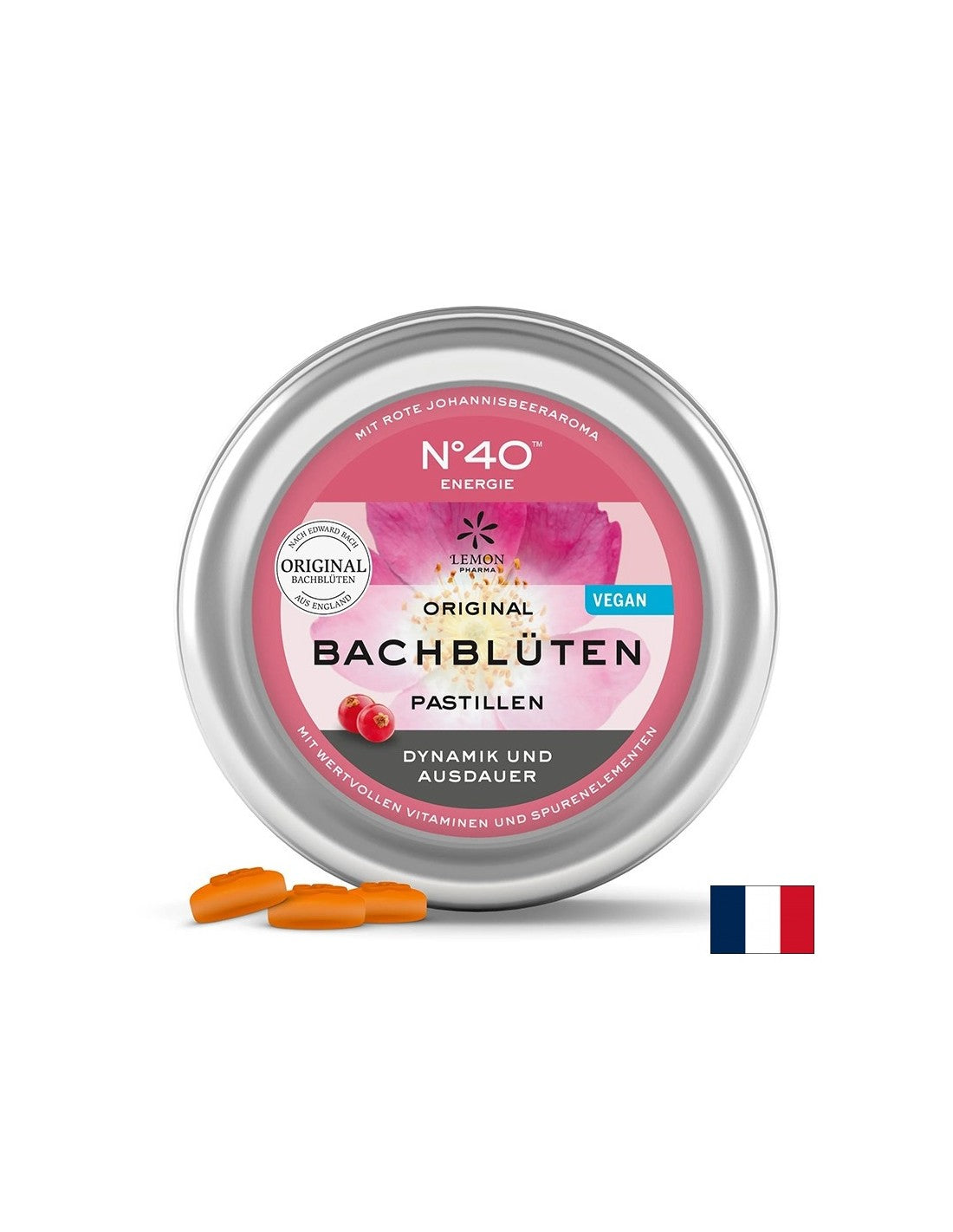 Dr. Bach pastile - N°40 Energy, 50 g (~ 40 kom) <tc>Lemon Pharma</tc>