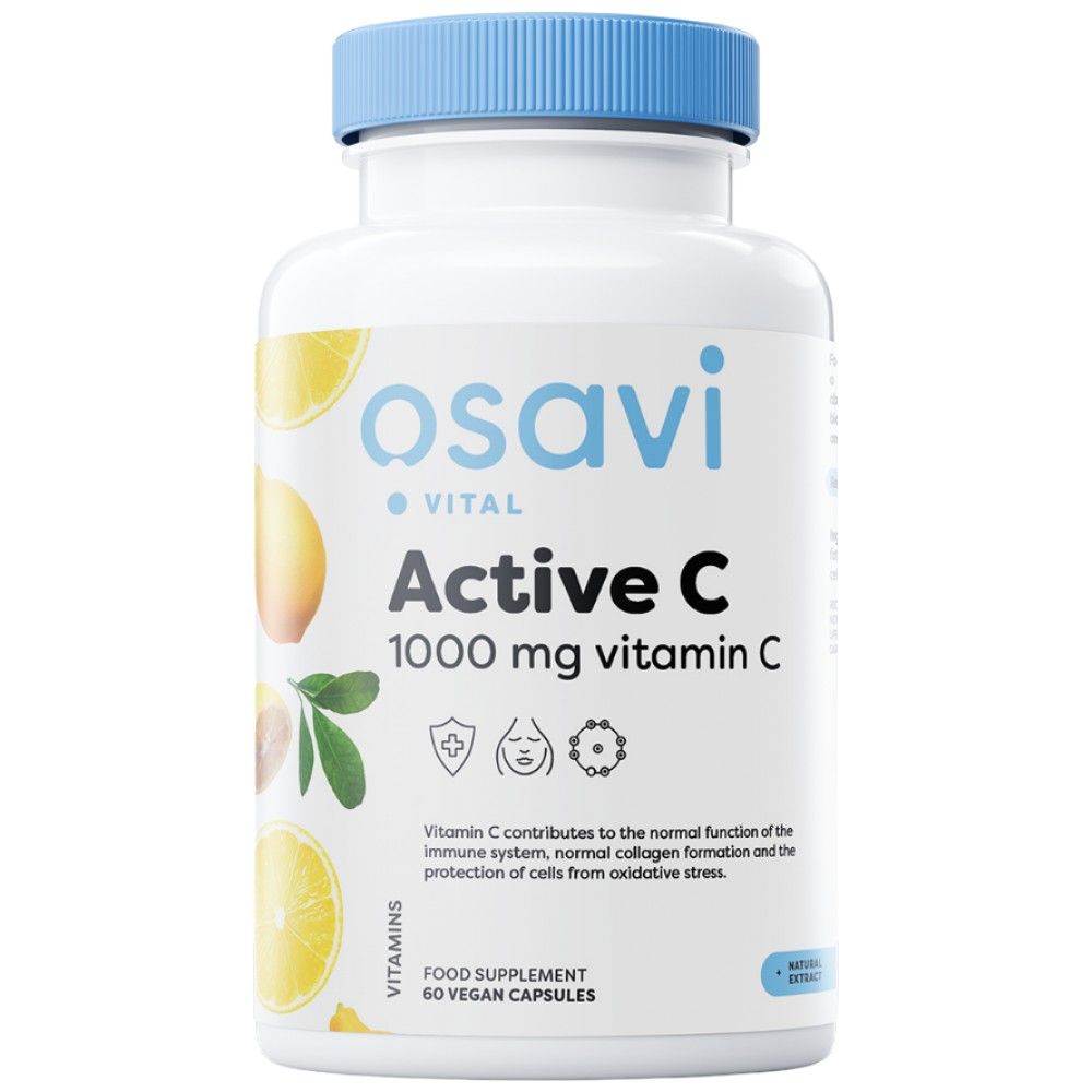 Aktivni C 1000 mg | Pureway -C® s citrusnim bioflavonoidima i acerola - 60 kapsula
