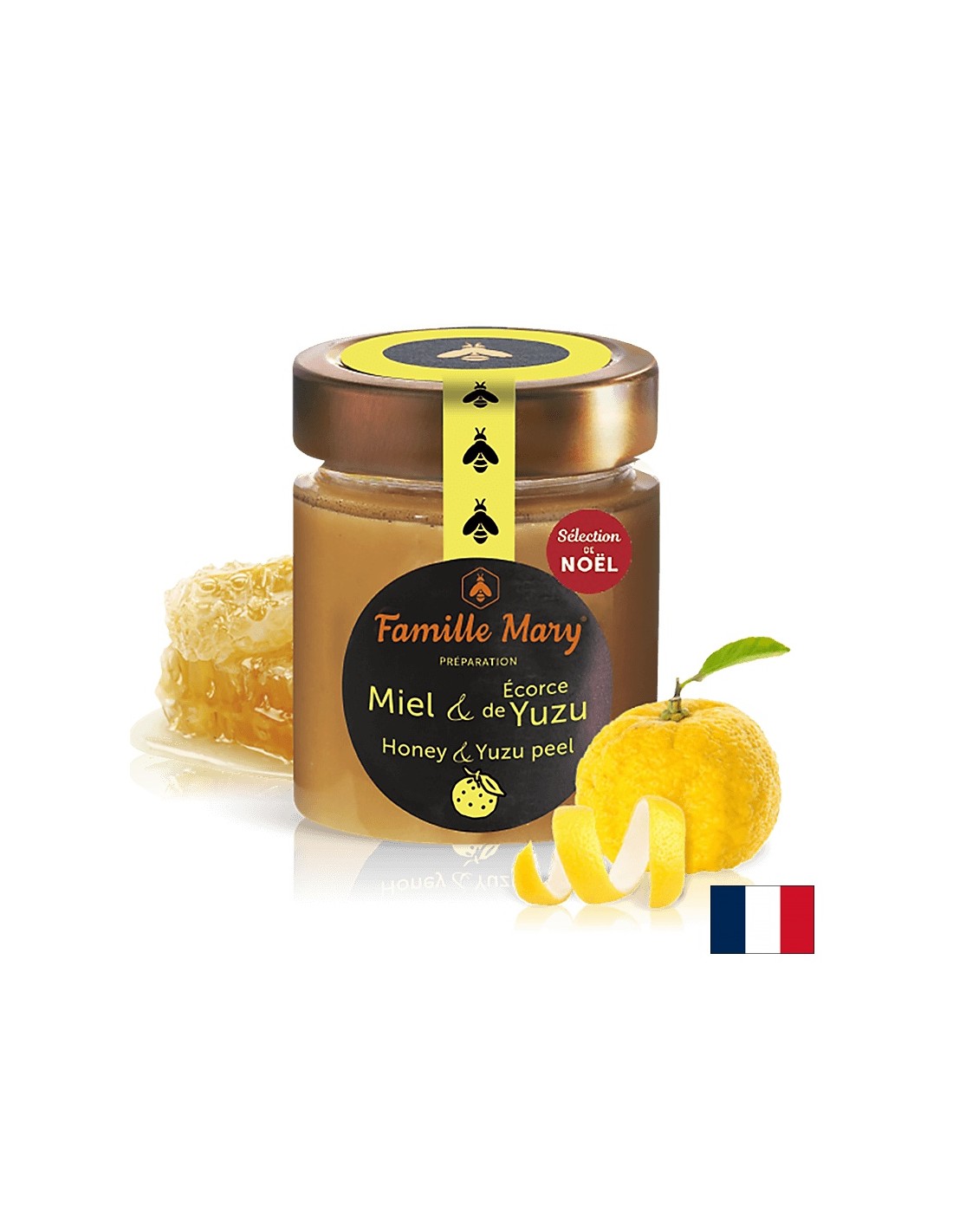 Med s francuskog cvijeća i yuzu kora, 170 g