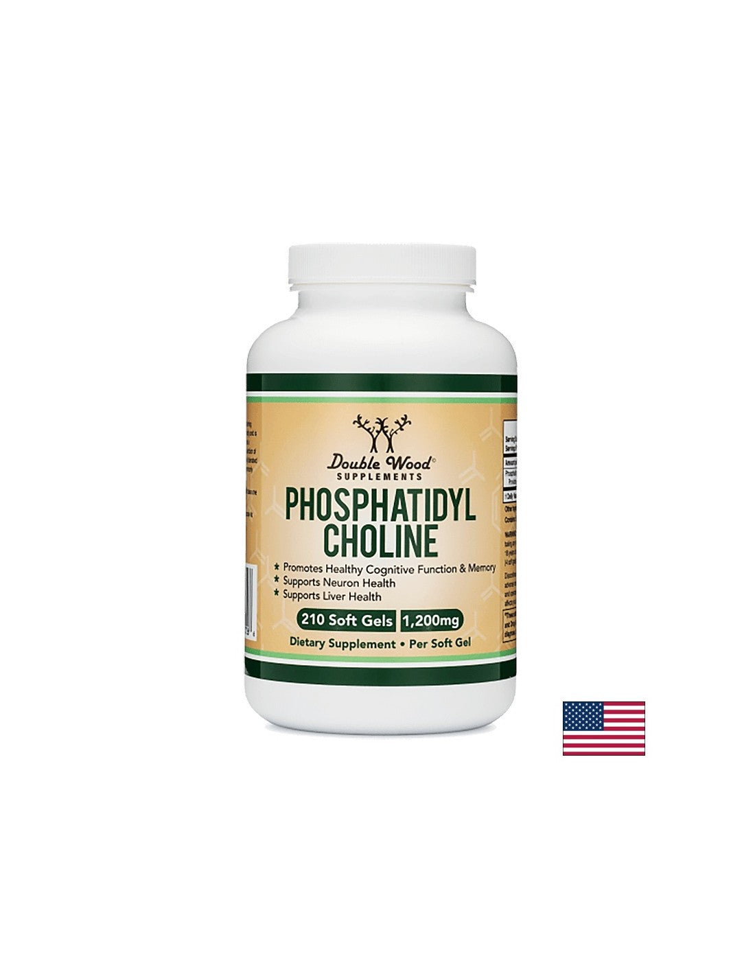 Phosphatidyl Choline 1200 mg - 210 capsules - Nutra Best Europe