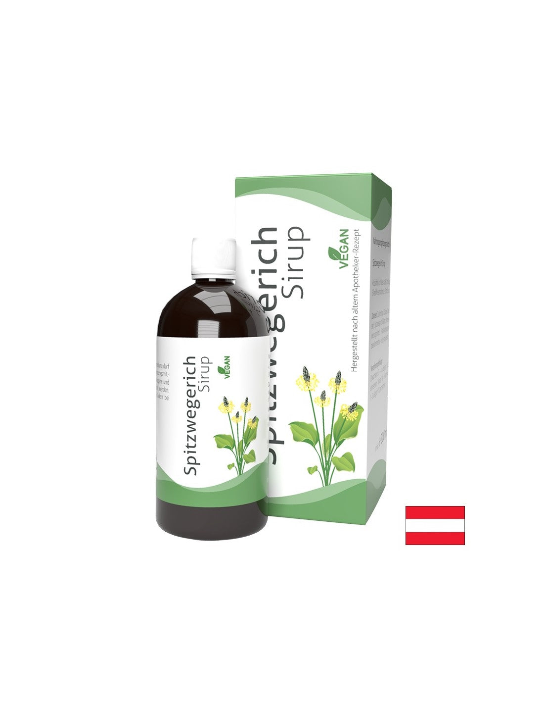 Za respiratorne probleme - uska lišća Plantain, sirup 200 ml
