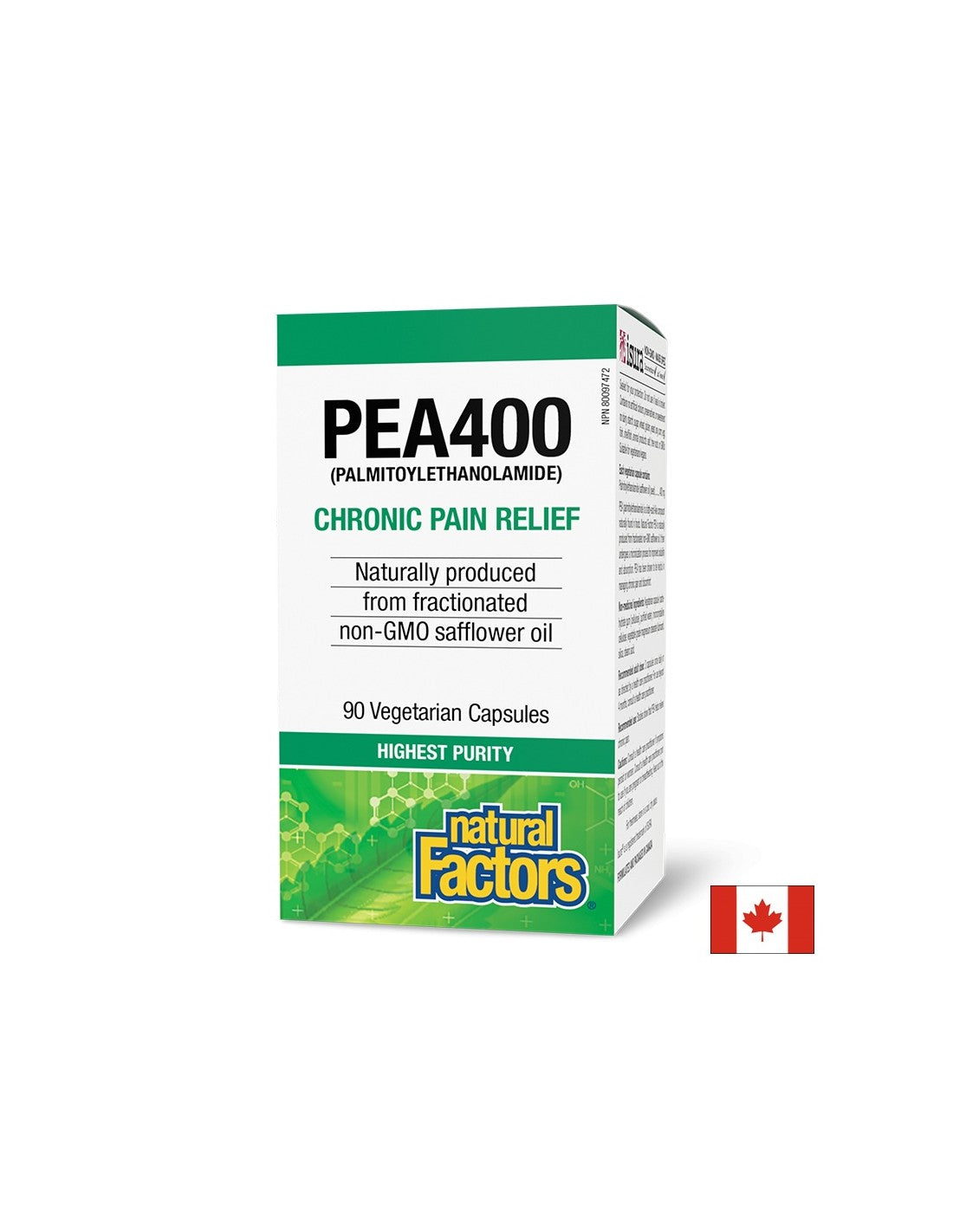 Protiv bolova i upala - PEA (palmitoiletanolamid), 400 mg x 90 V kapsule <tc>Natural Factors</tc>