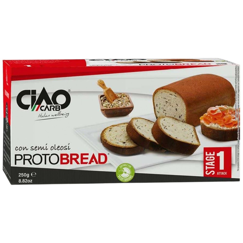 Protobread sa sjemenkama ulja | Faza 1 - 250 grama