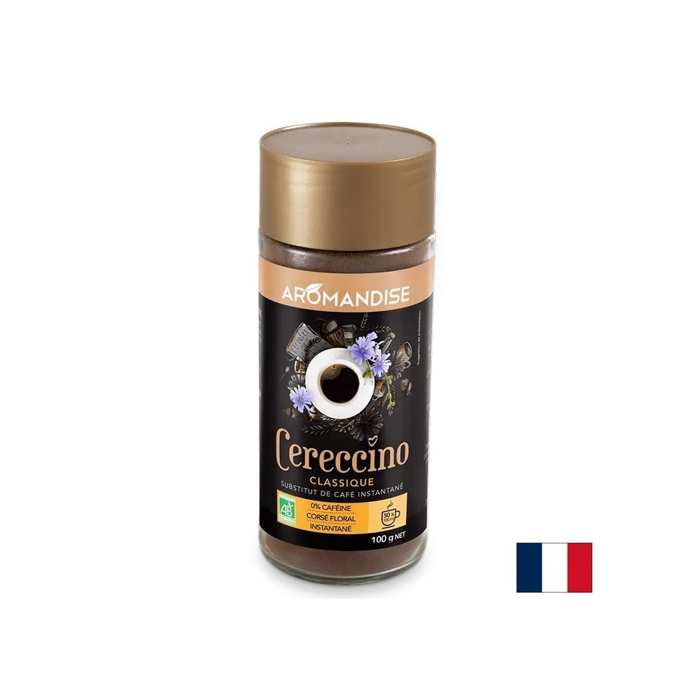 Instant kava (iz cikorije, raži, ječam, žira), bez kofeina, 100 g