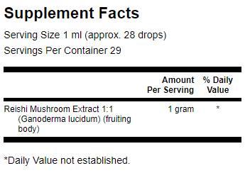 Ekstrakt tekućine za gljive reishi gljiva (bez alkohola i šećera)- 29,6 ml