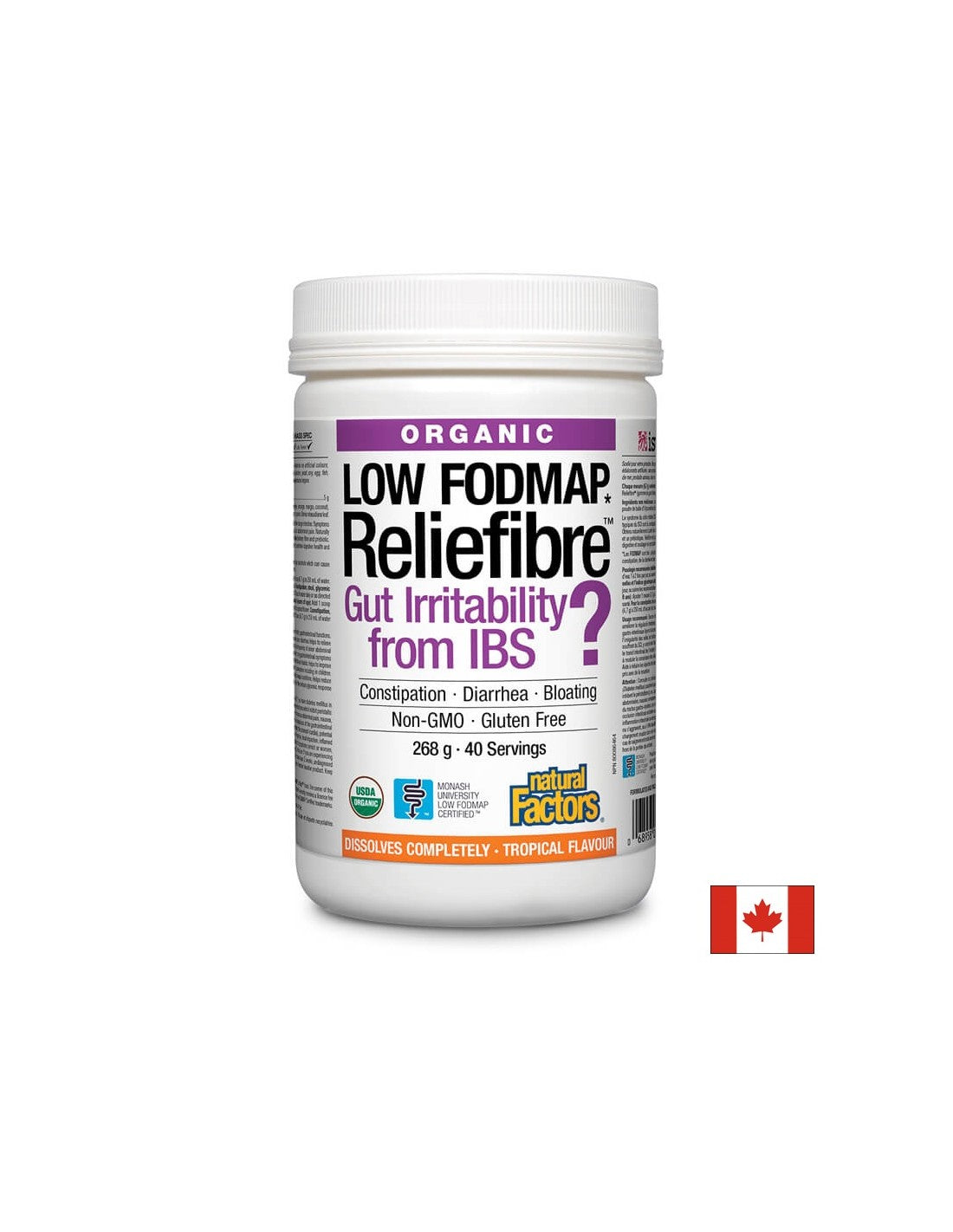 Reliefibre™ /topiva dijetalna vlakna 268 g x 40 doza <tc>Natural Factors</tc>
