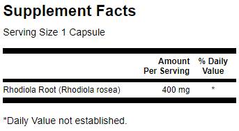 Rhodiola rosea korijen 400 mg - 100 kapsula
