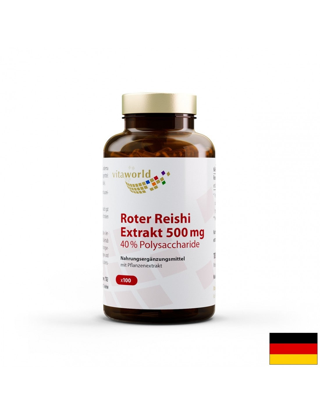 Roter Reishi ekstrakt / Red Reishi 500 mg, 100 kapsula