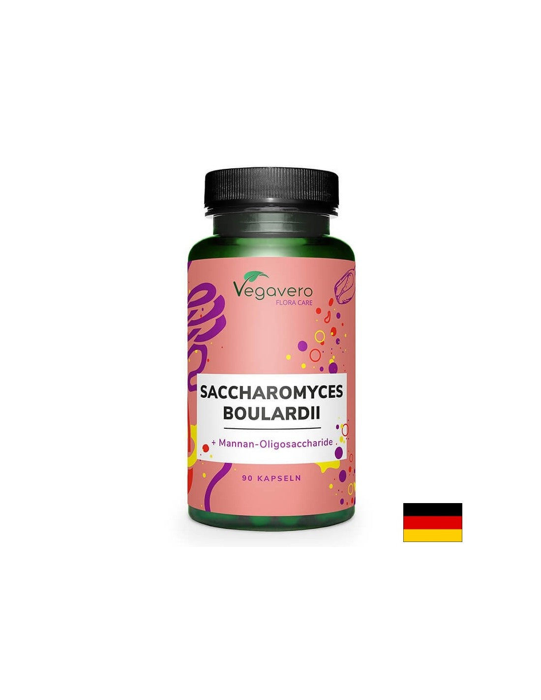 Saccharomyces Boulardii + Manan-oligosaharid (MOS), 90 kapsula, 100% veganski <tc>Vegavero</tc>