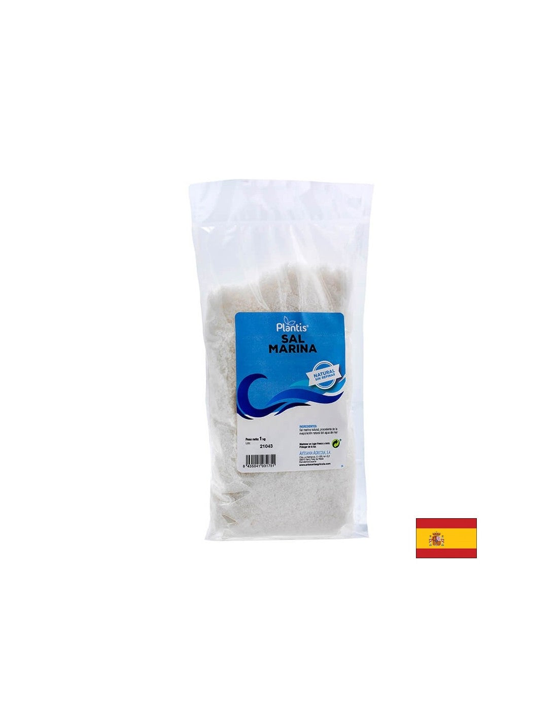 Prirodna morska sol - Sal Marina Plantis®, 1 kg