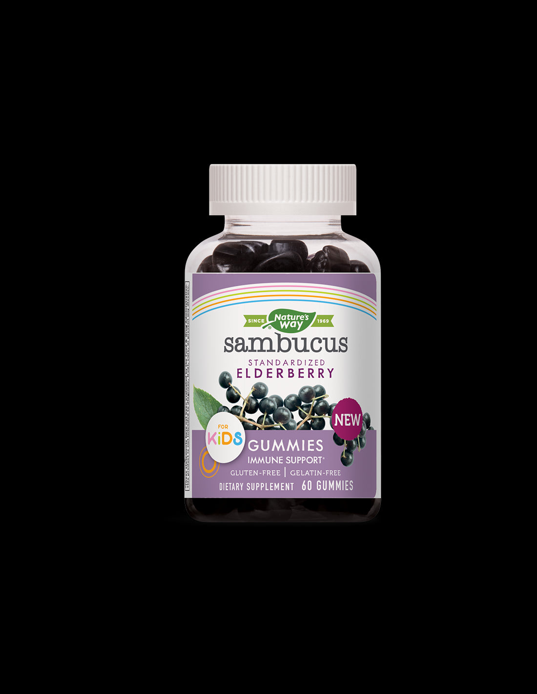 Sambucus For Kids 25 mg - 60 gummies - Nutra Best Europe