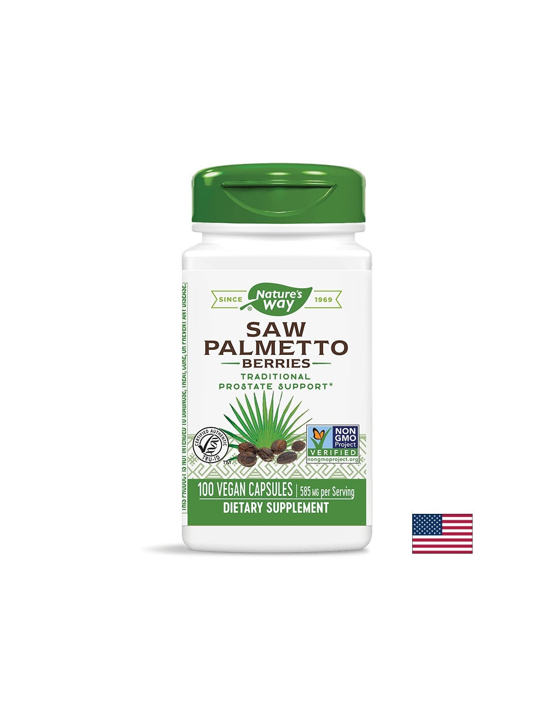 Saw Palmetto (berry) 585 mg - 100 capsules - Nutra Best Europe