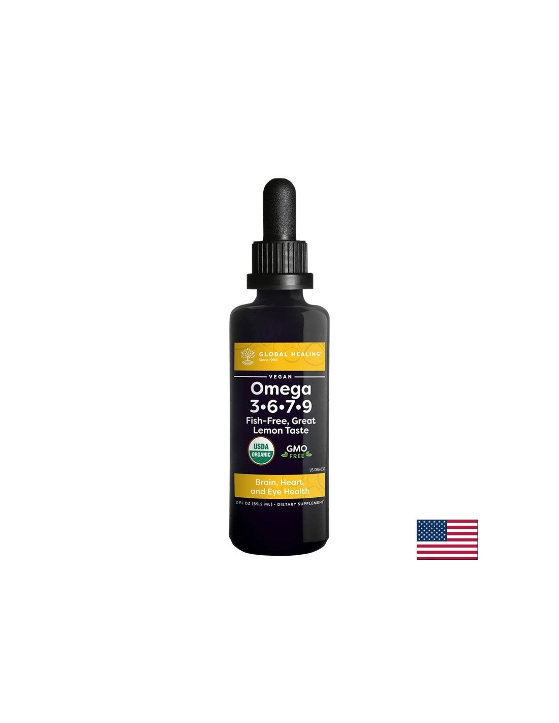 Aktivnost srca i mozga - Vegan Omega 3,6,7,9- kapi x 59,2 ml