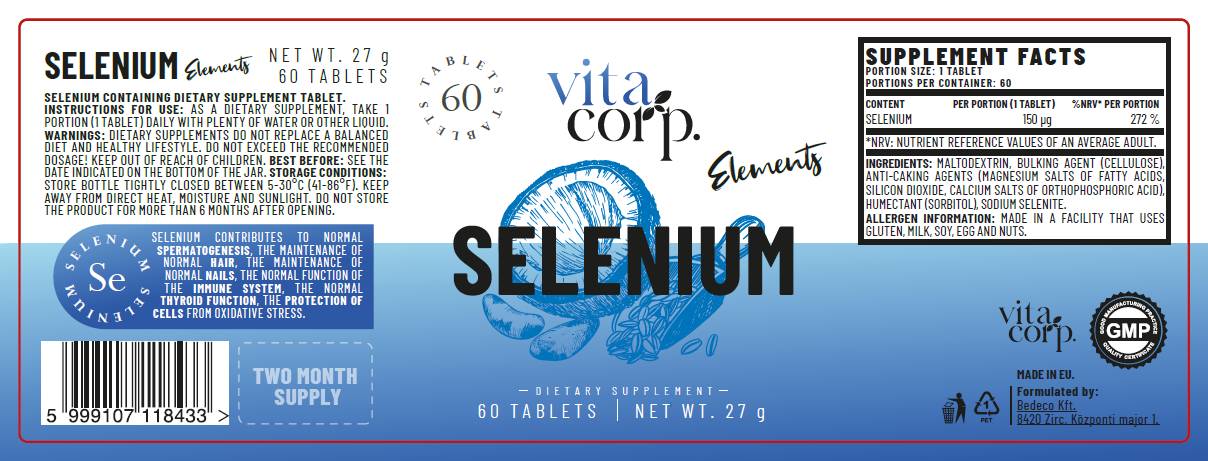 Selen 150 mcg - 60 tableta