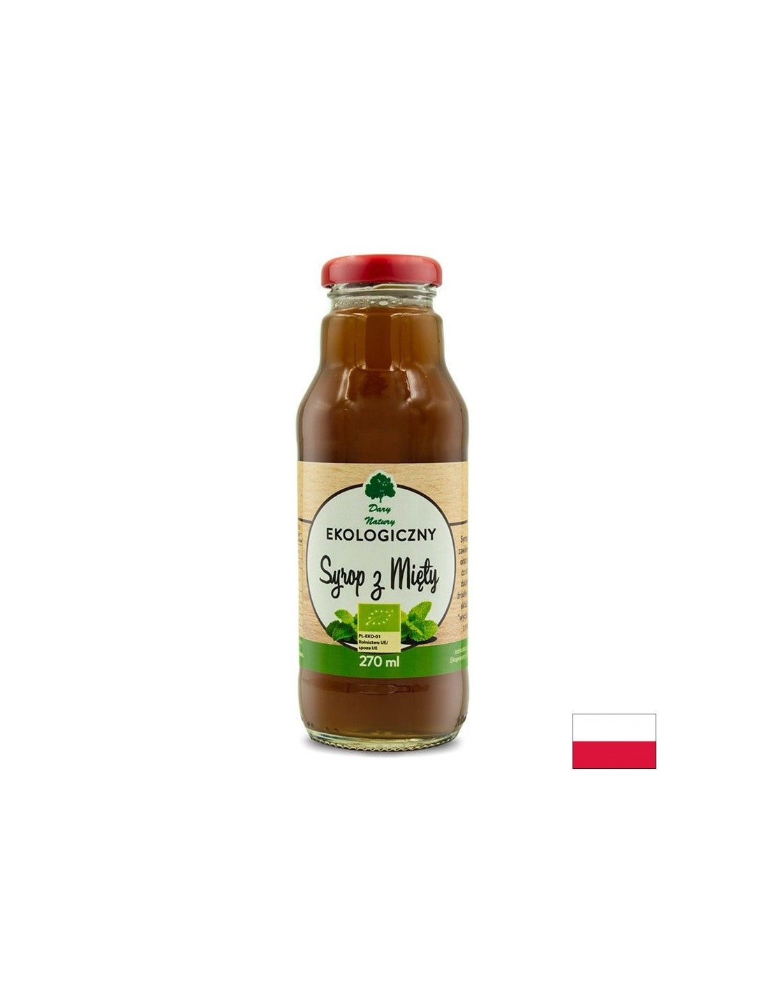 Mint sirup Bio, 270 ml <tc>Dary Natury</tc>