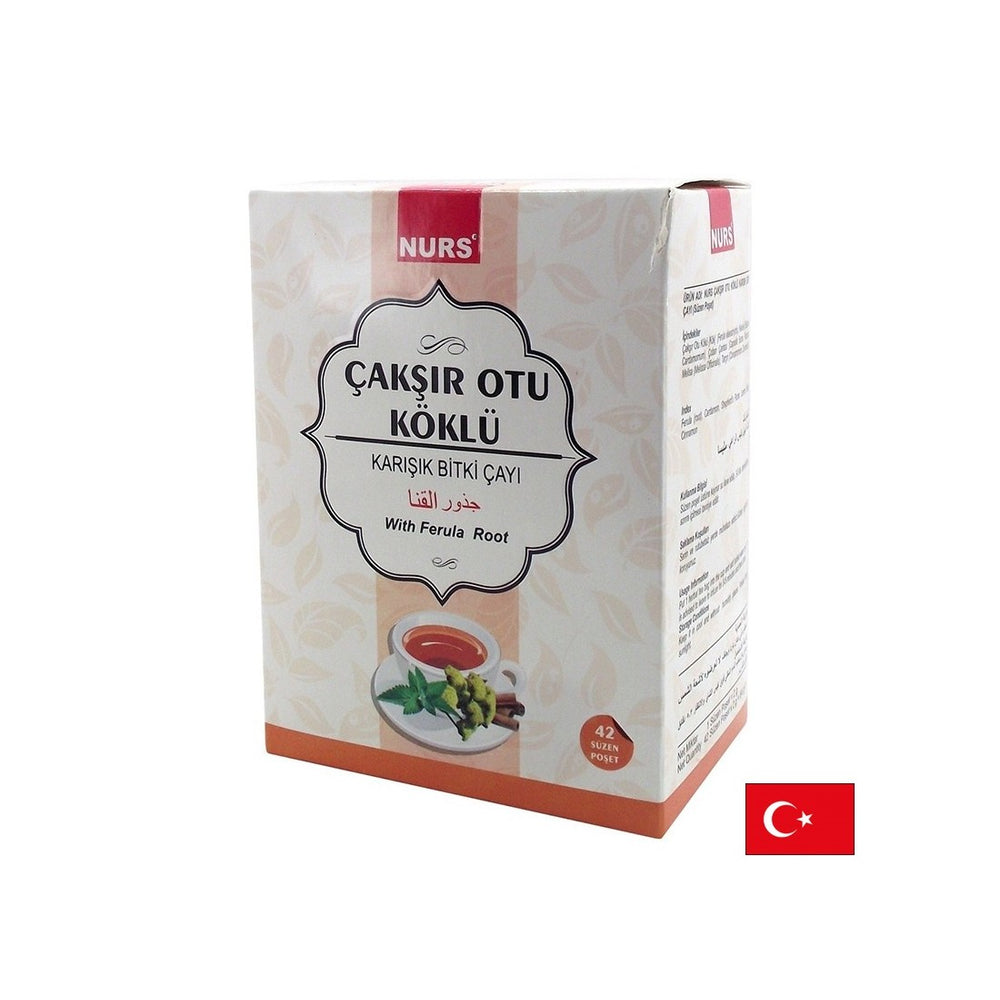 Mješoviti biljni čaj s korijenom ferule - energija i muška potencijala, 42 torbe za filtriranje