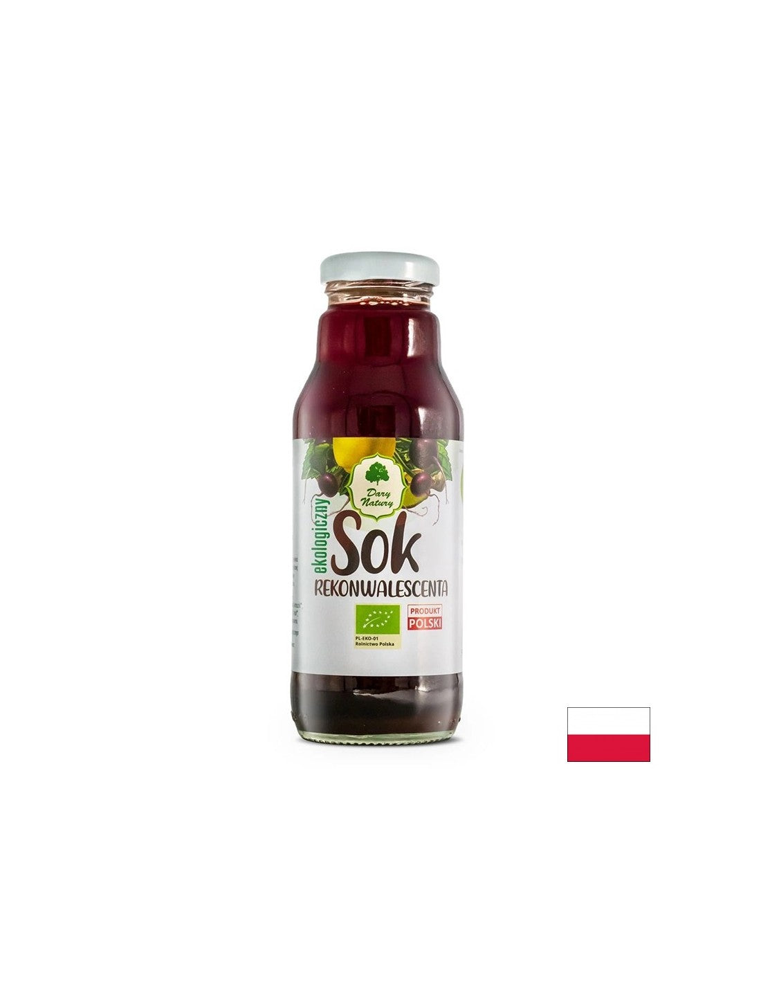Organski sok - vitaminski koktel - cikla, dunja, kopriva, peršin, đumbir, med, 270 ml <tc>Dary Natury</tc>