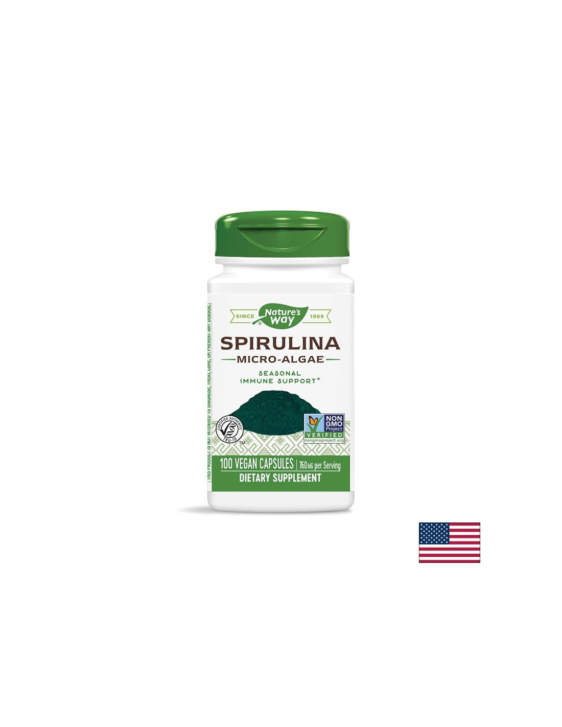 Spirulina 380 mg - 100 kapsula