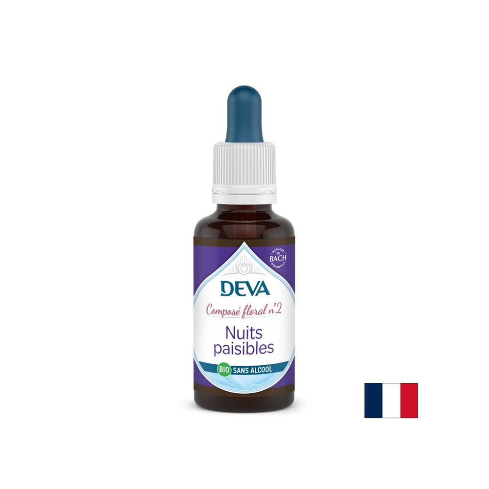 Mirne noći, cvjetne esencije, bach cvjetne kapi br. 2 (bez alkohola), 30 ml