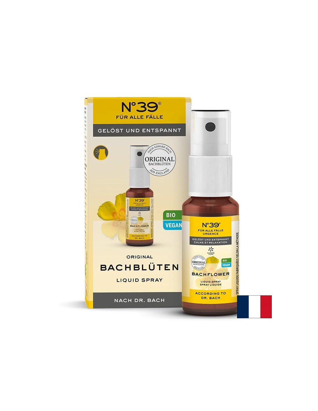 Dr. Bach Sprej N°39 - Hitna stanja za smirenost i opuštanje, 20 ml <tc>Lemon Pharma</tc>
