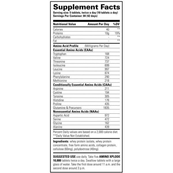 Amino xplode 10 000 - 420 tableta