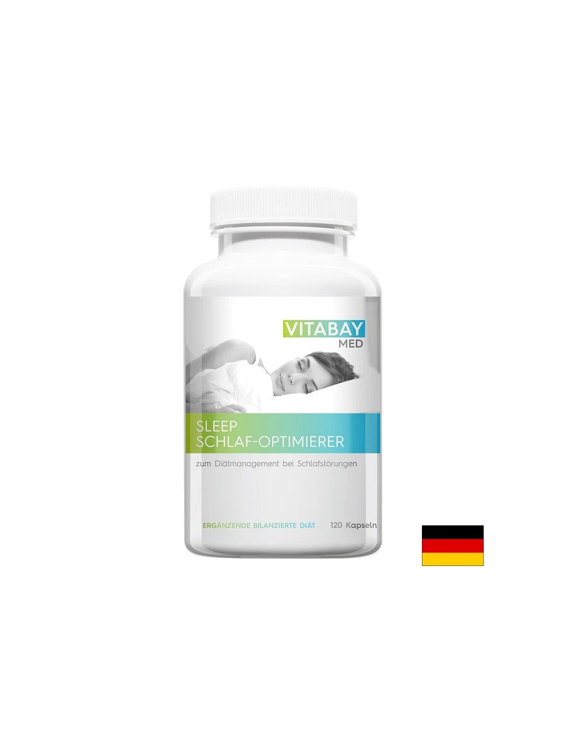 Stres i dobro raspoloženje - limunski balzam za spavanje Schlaf Optimizer Med®, 300 mg x 120 V kapsule