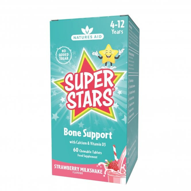 Super Stars Kids Bone Support/60 tableta za žvakanje NaturesAid