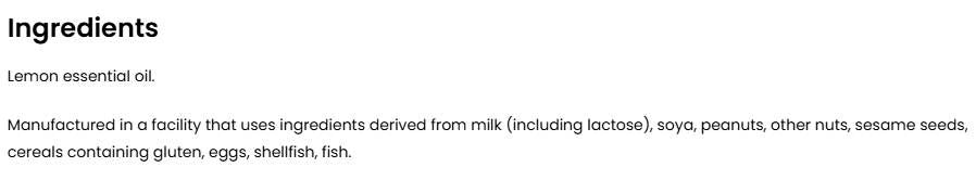 Eterično ulje limuna - 15 ml