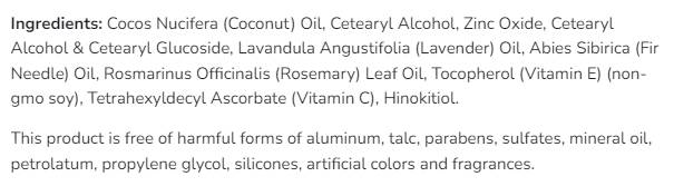 Dugotrajni dezodorantni štap - osvježavajuća lavanda - 62 grama