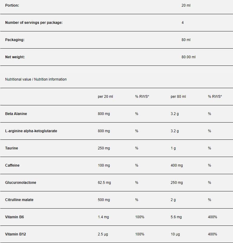 Pump udarce - 80 ml