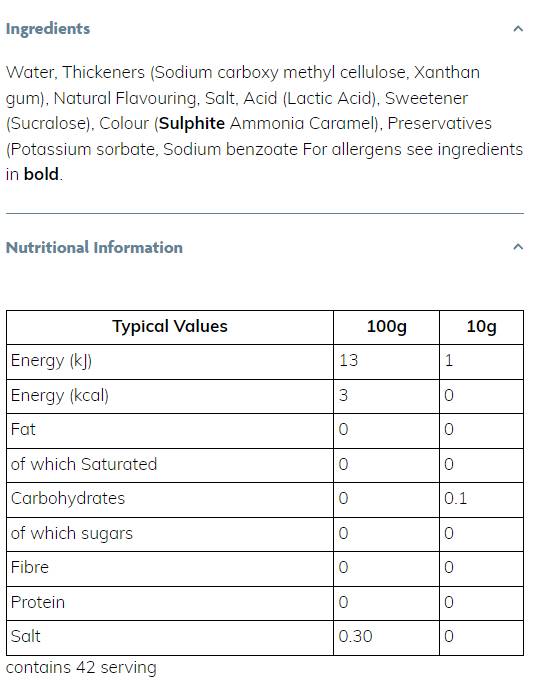 Mršavi sirup | Banoffee pita - 425 ml
