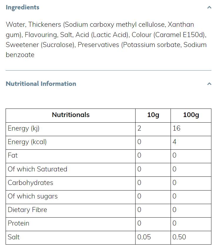 Mršavi sirup | Slani karamel - 425 ml