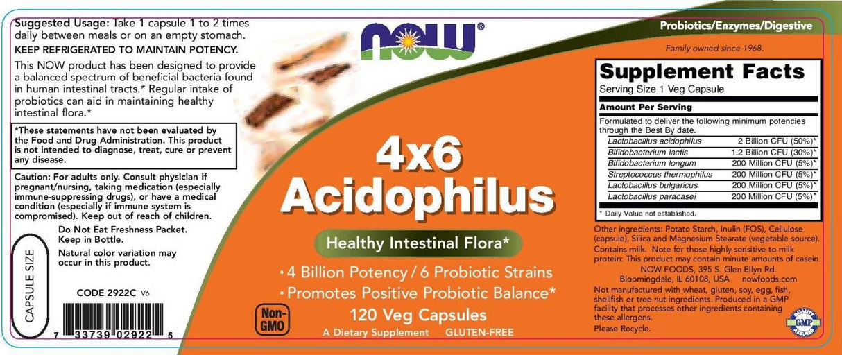 Acidophilus 4x6 - 120 kapsula
