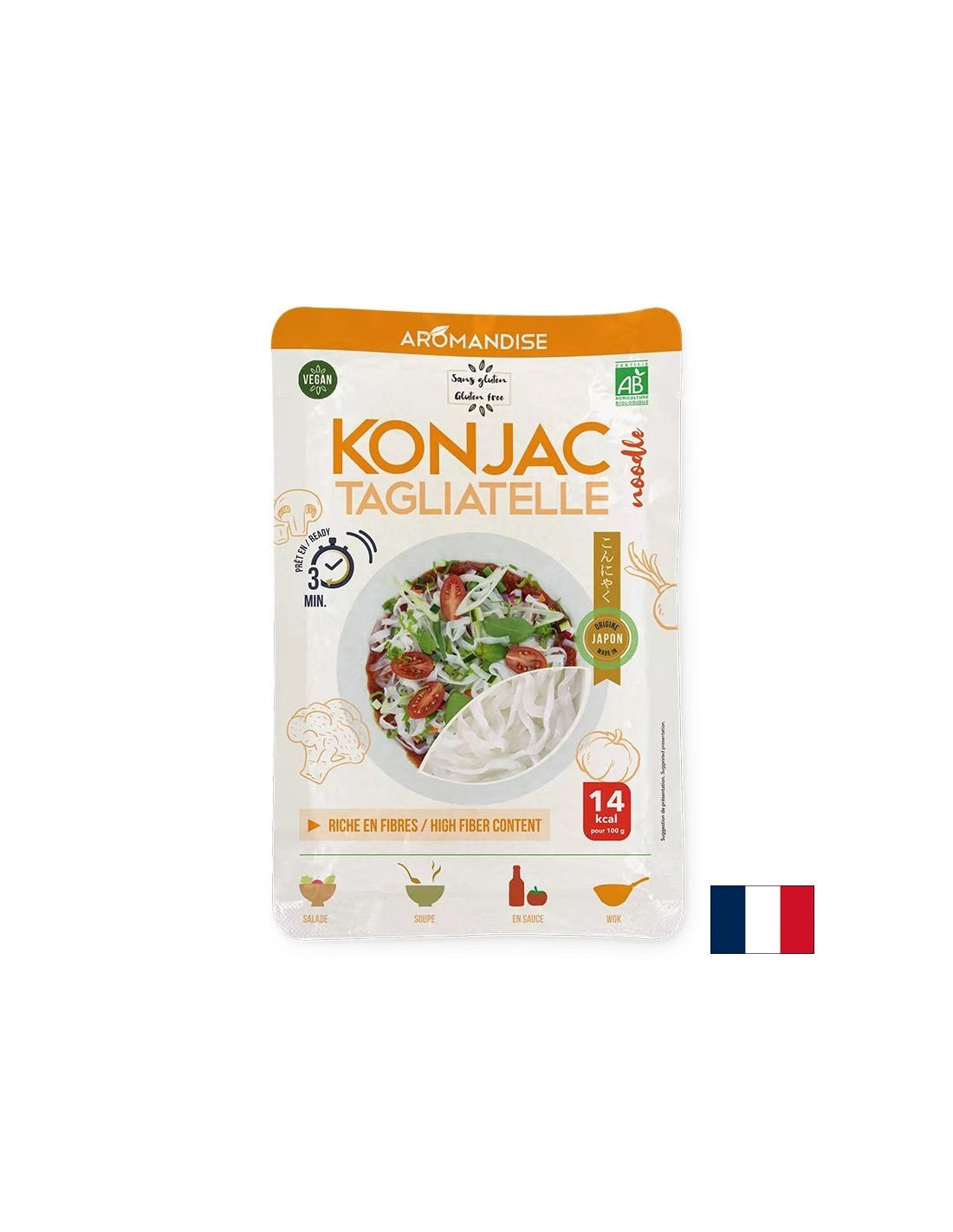 Tagliatelle konjac, 150 g