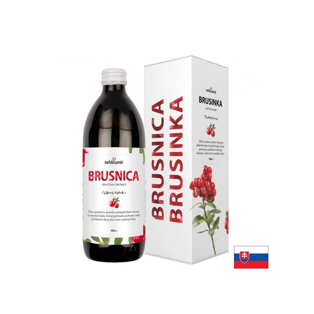 Sok od brusnica za mokraćni sustav, 500 ml, 10 doza