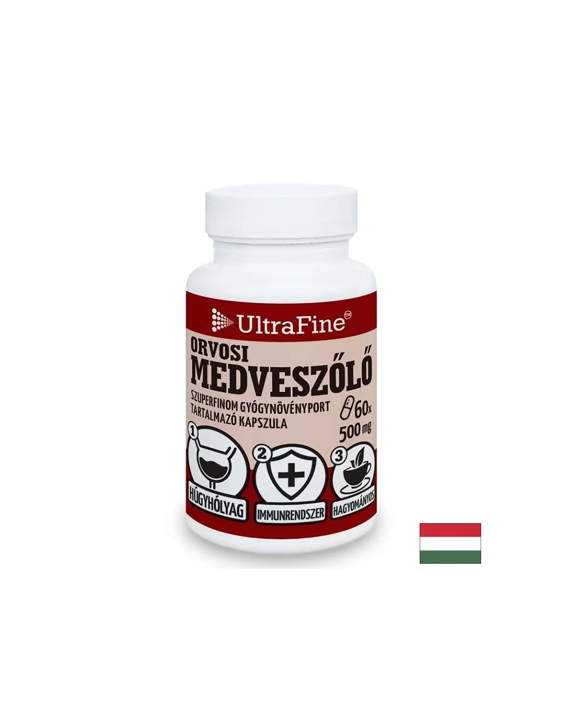 Zdravlje mokraće - Bearberry (list), 500 mg x 60 kapsula