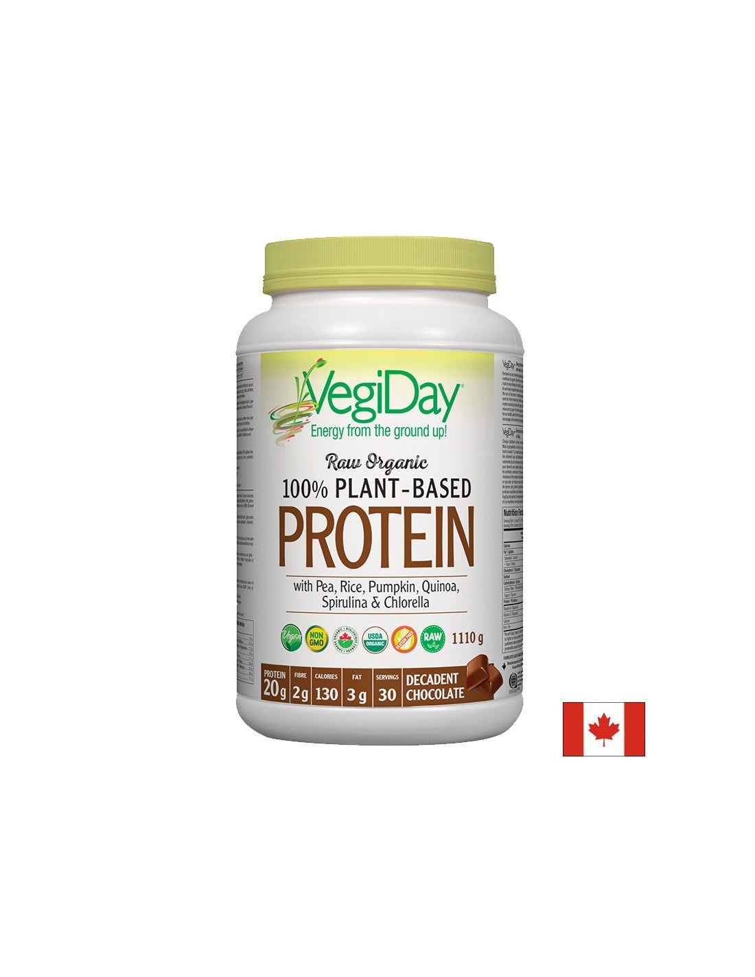 100% biljni protein - čokolada - 1110 grama